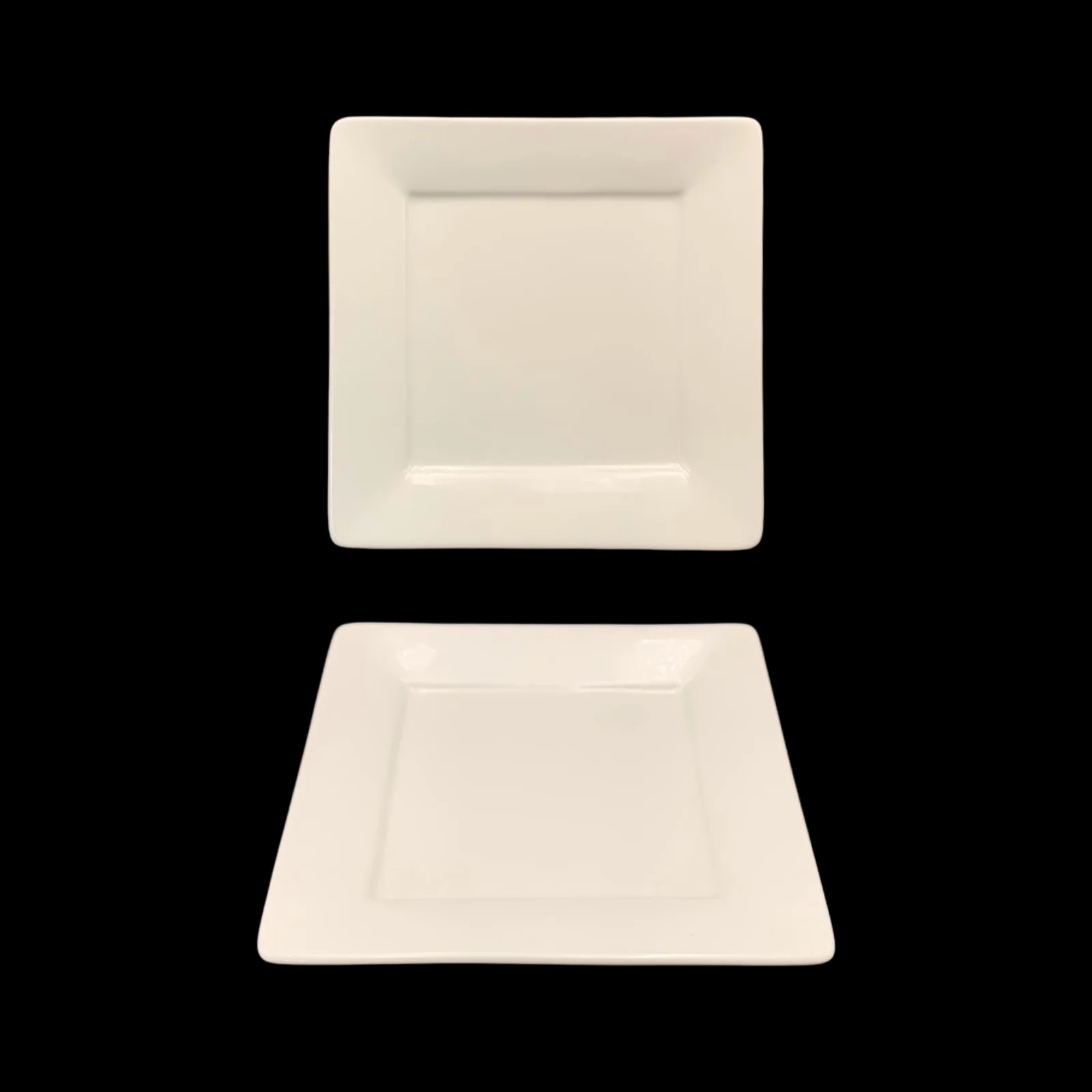 bulk 24 White New Bone China Square Side Plate 15cm