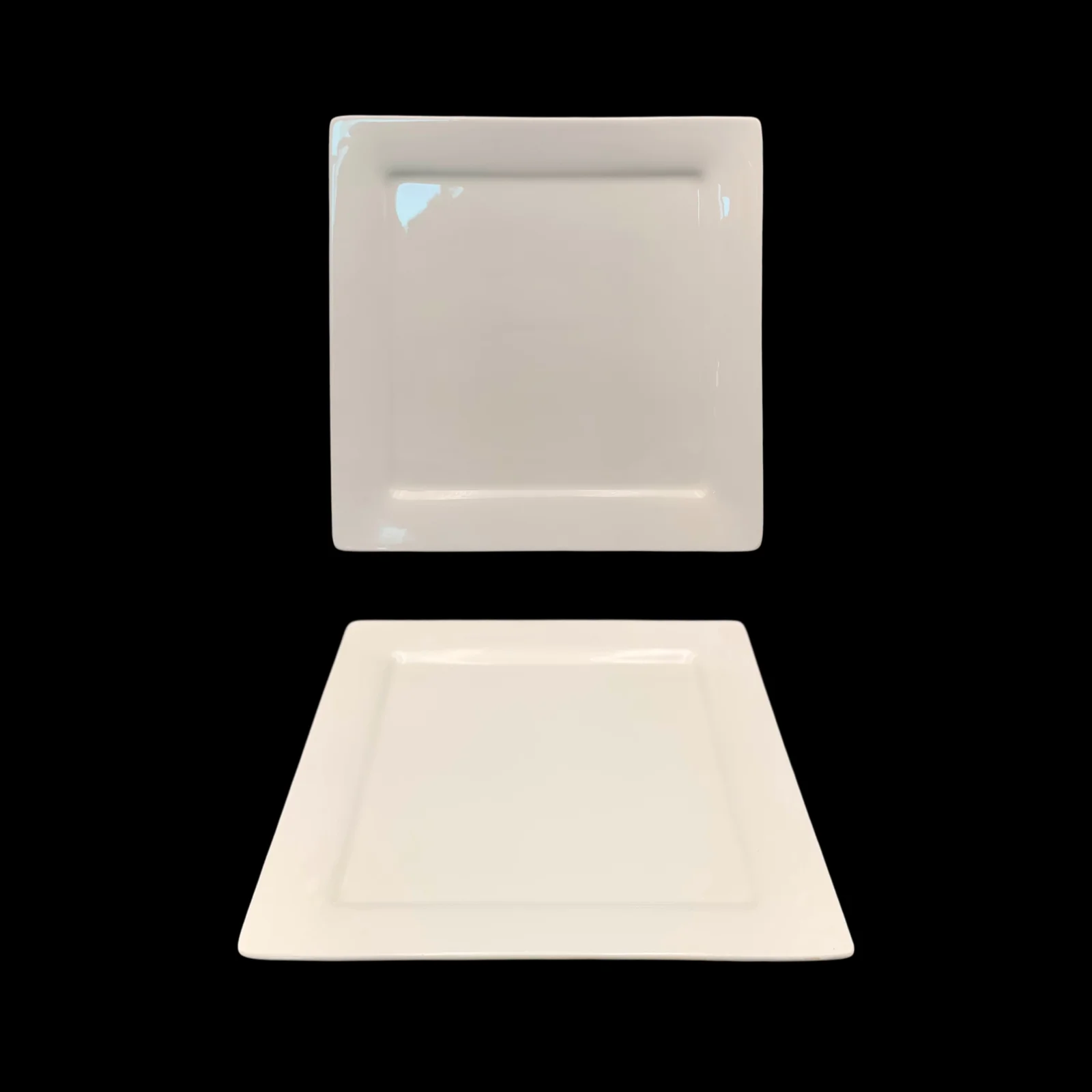 bulk 24 White New Bone China Square Side Plate 21cm
