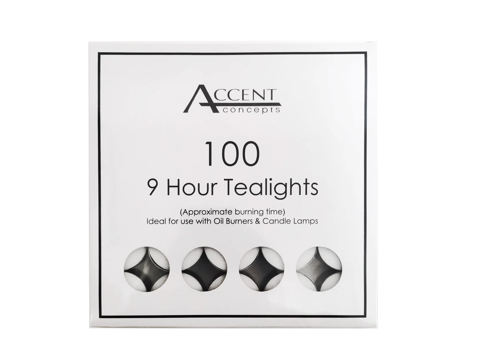 bulk 600 Accent 9 Hour Tealight Candle