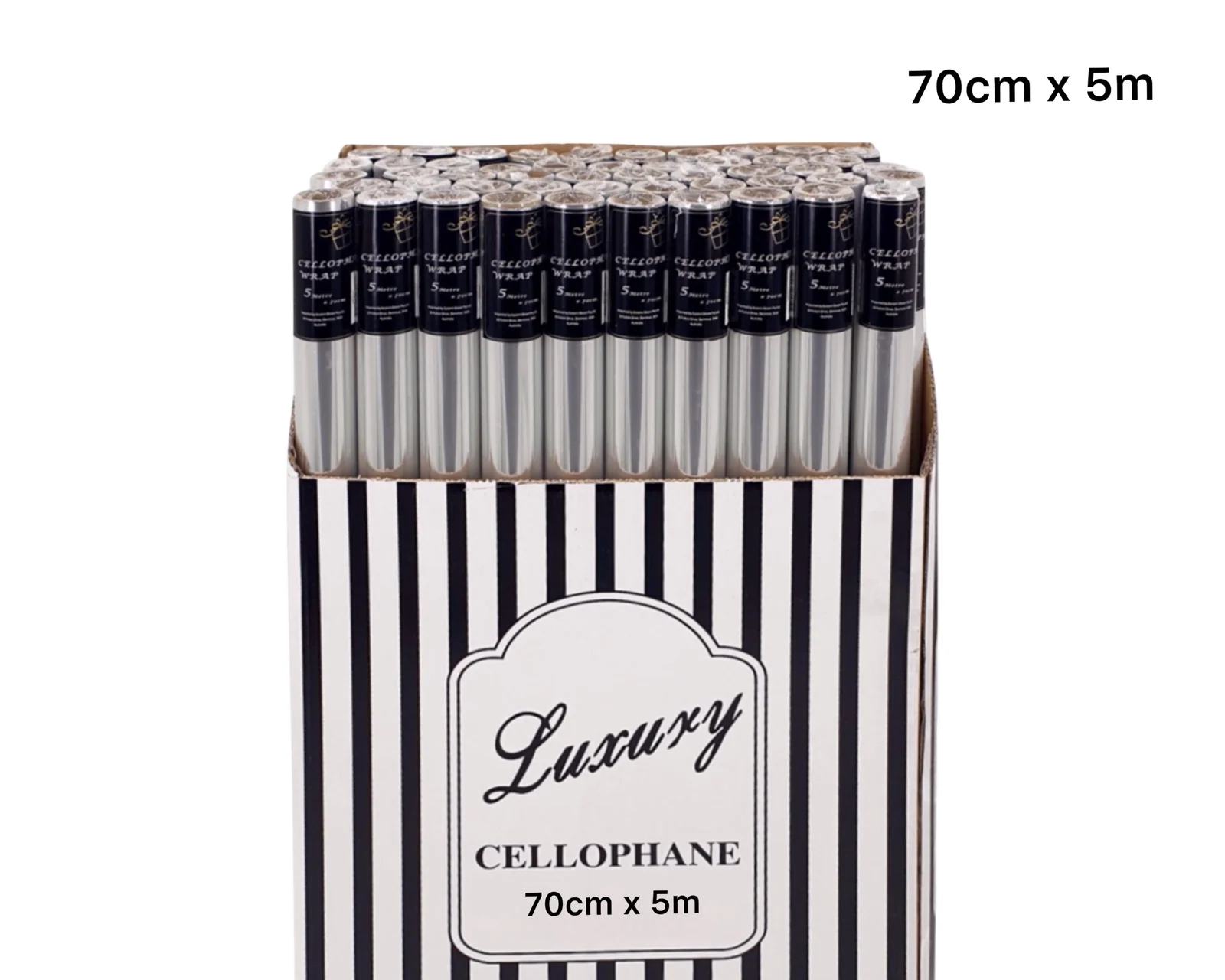 bulk 50 Cellophane 70cmx5m on 38mm Core