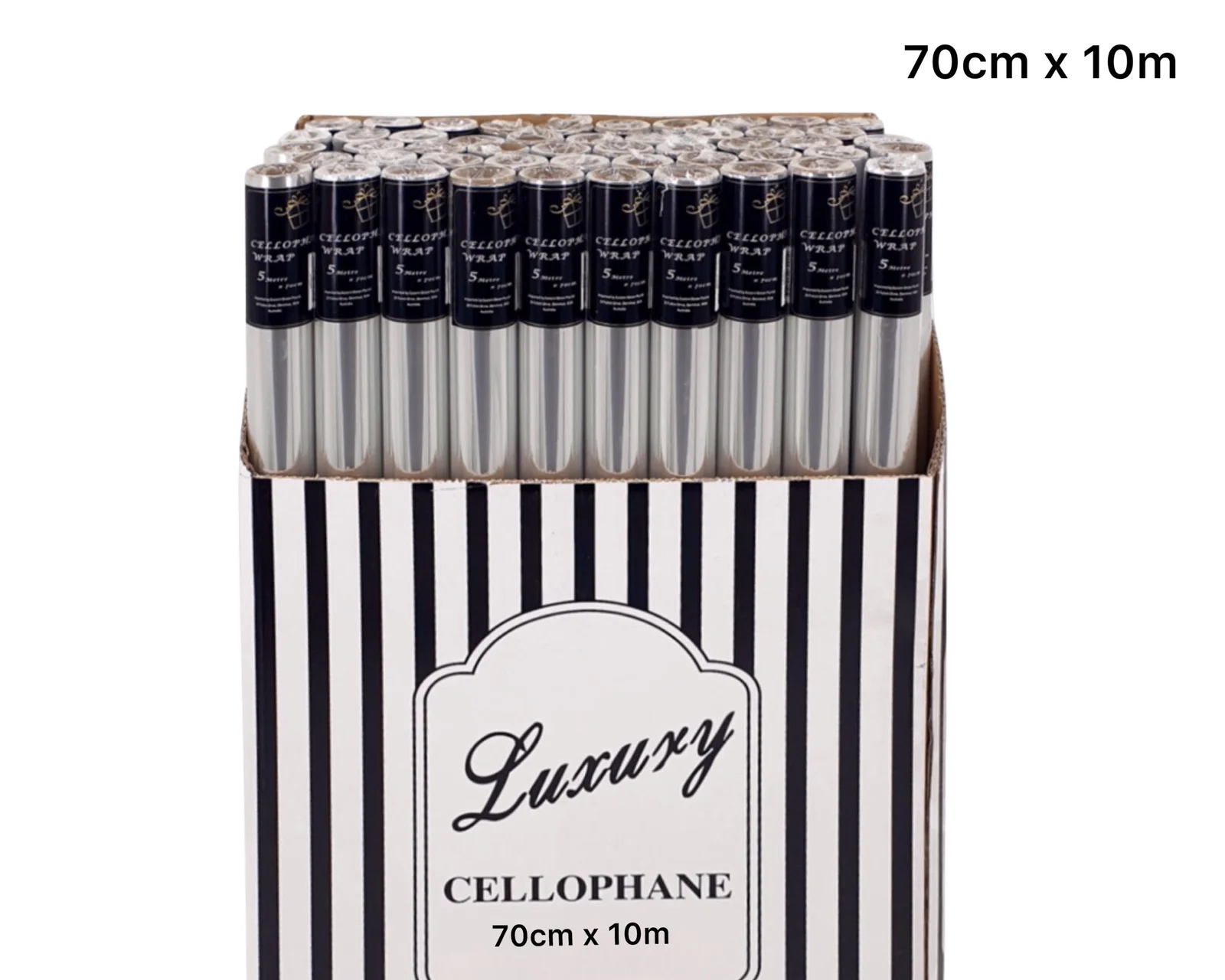 bulk 50 Cellophane 70cmx10m on 38mm Core