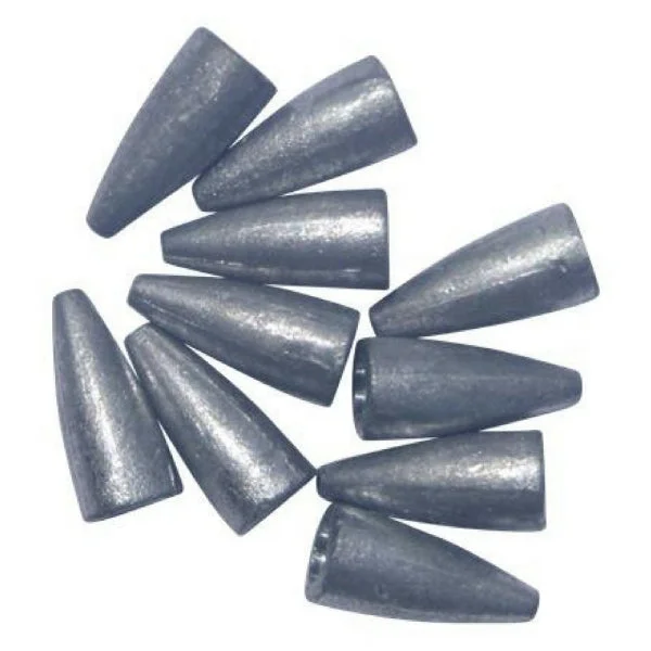 Swimerz 3/8 oz Lead Bullet Sinker - Qty 10 Pack
