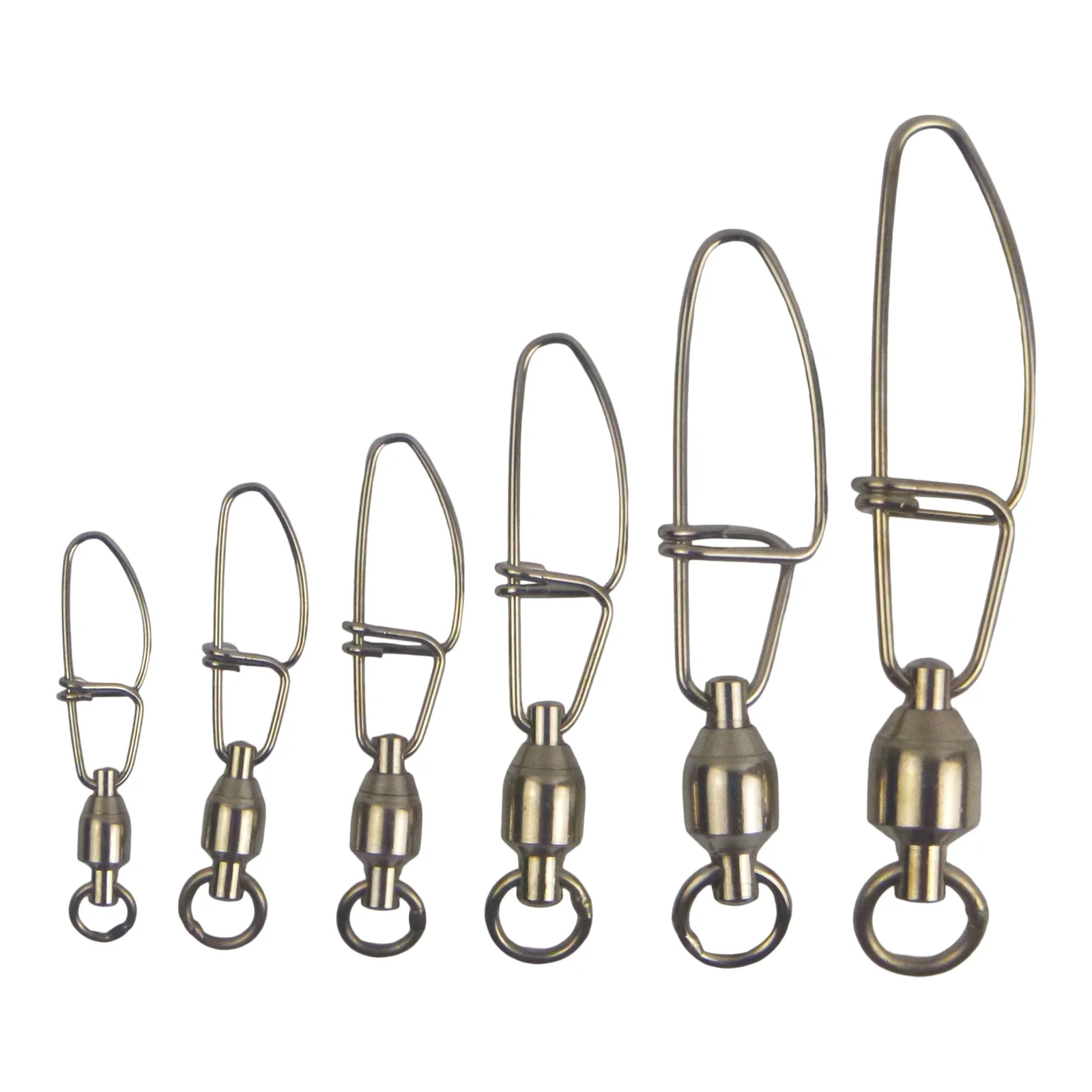 Swimerz HD Ball Bearing Swivels with Crosslock Snap, Size 4, 17 pack