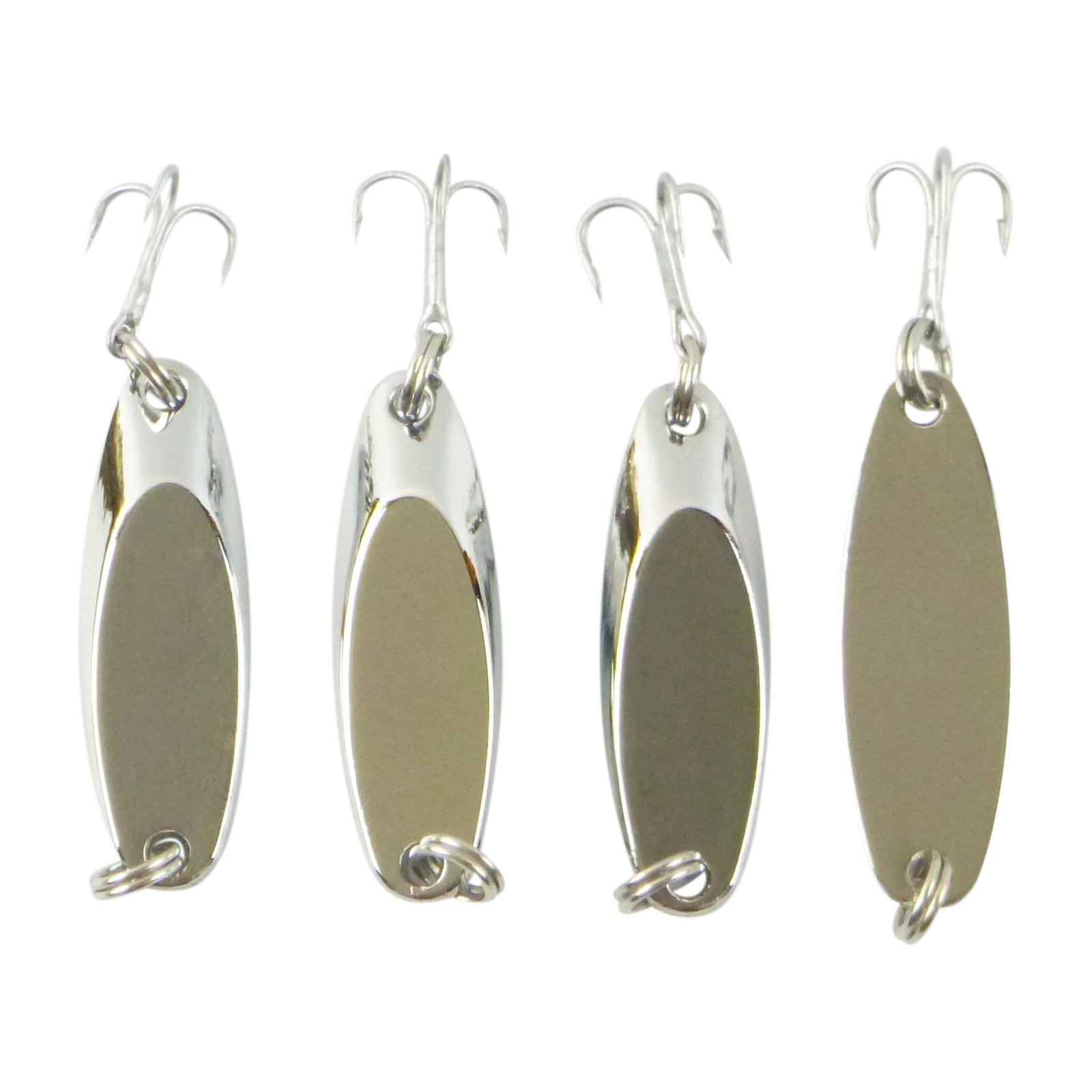 Finesse Chrome Kaster Jig, 7 Grams. Pack of 4 Jigs