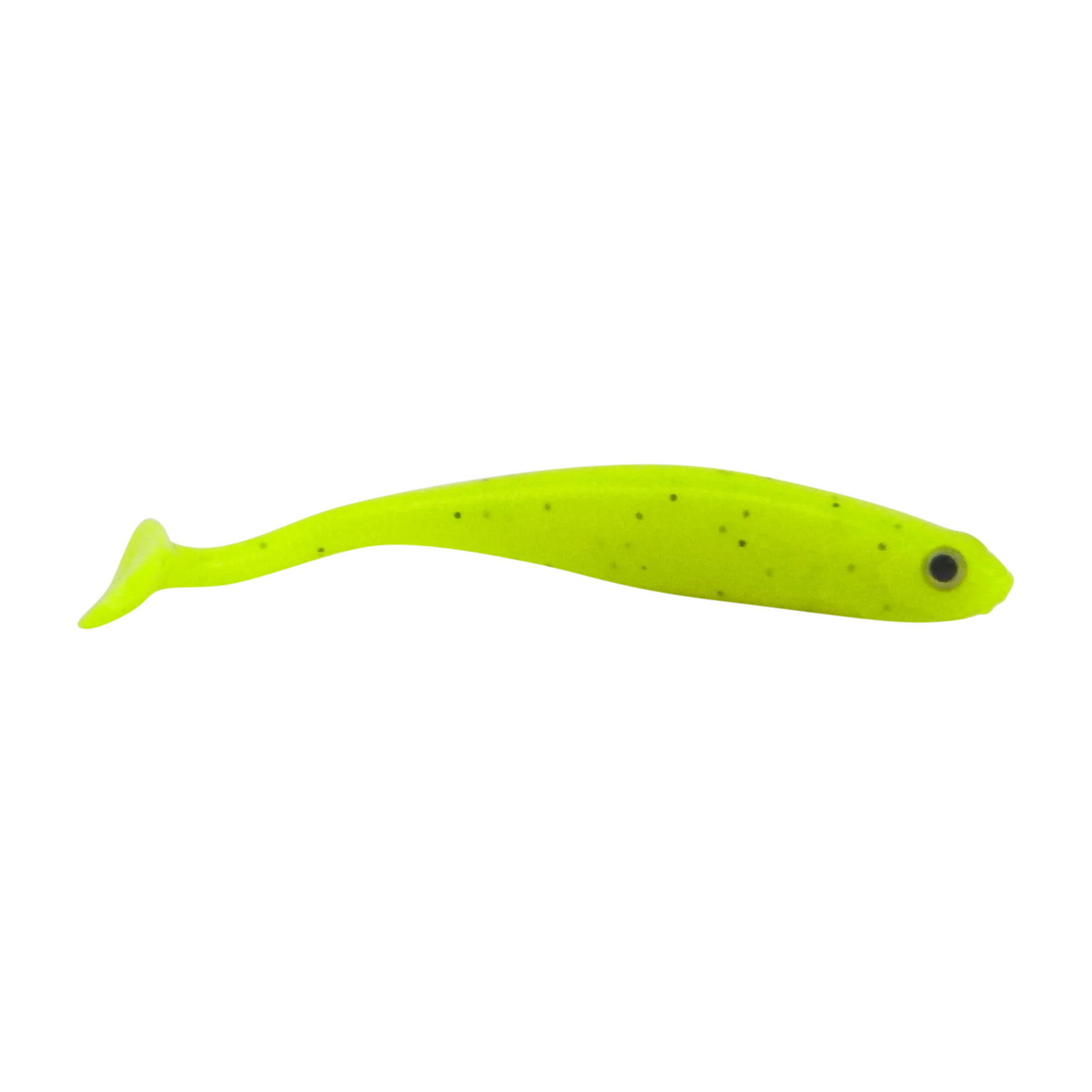 Swimerz Soft Shad 100mm Paddle Tail lure, Chartruese, 6 pack