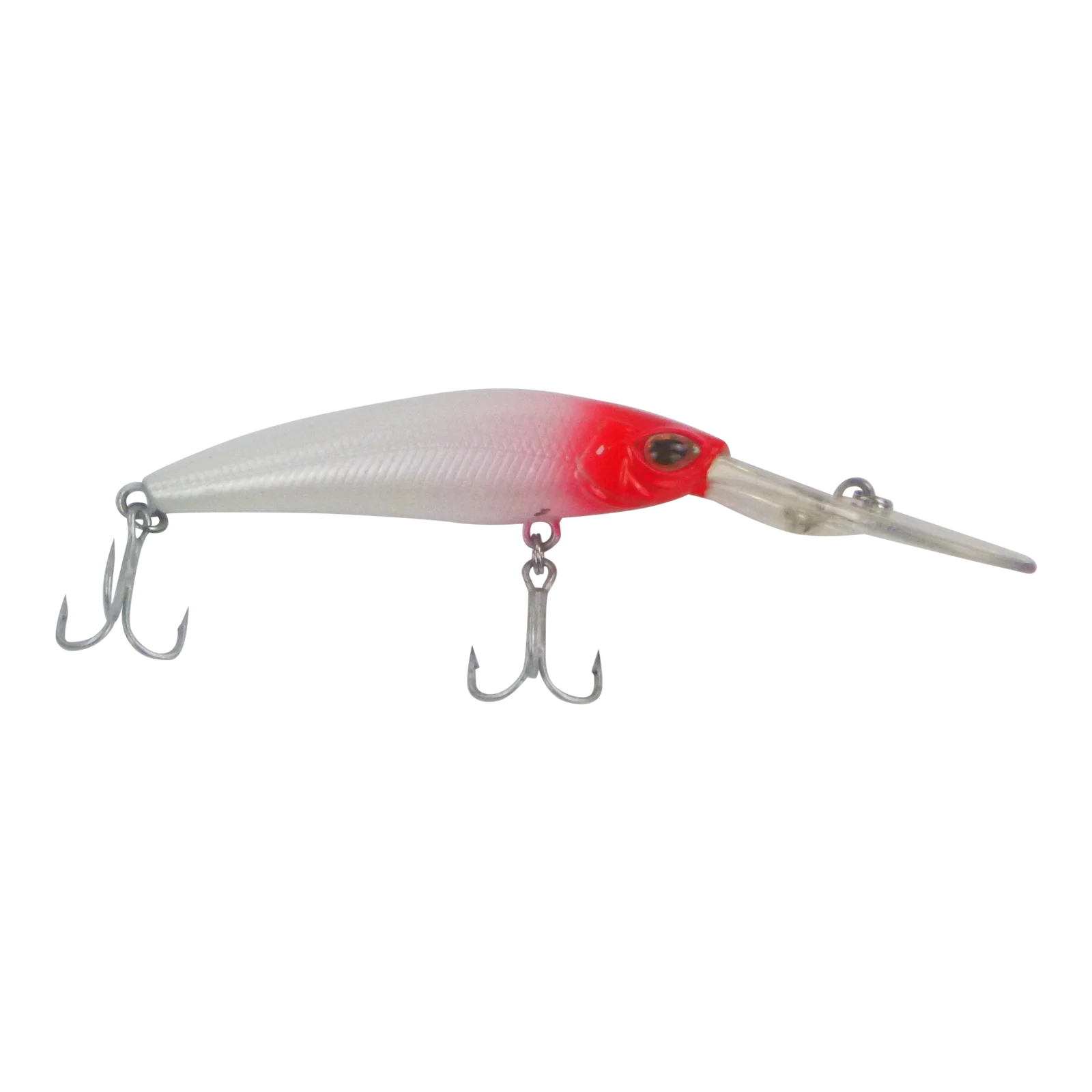 Finesse Wobbler Diving Lure, Red Head, 90mm