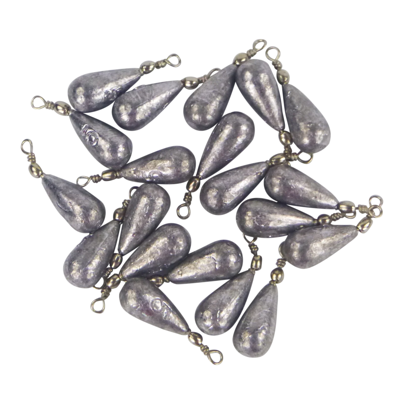 Swimerz 5gm Teardrop Sinker, Lead, 20 pack