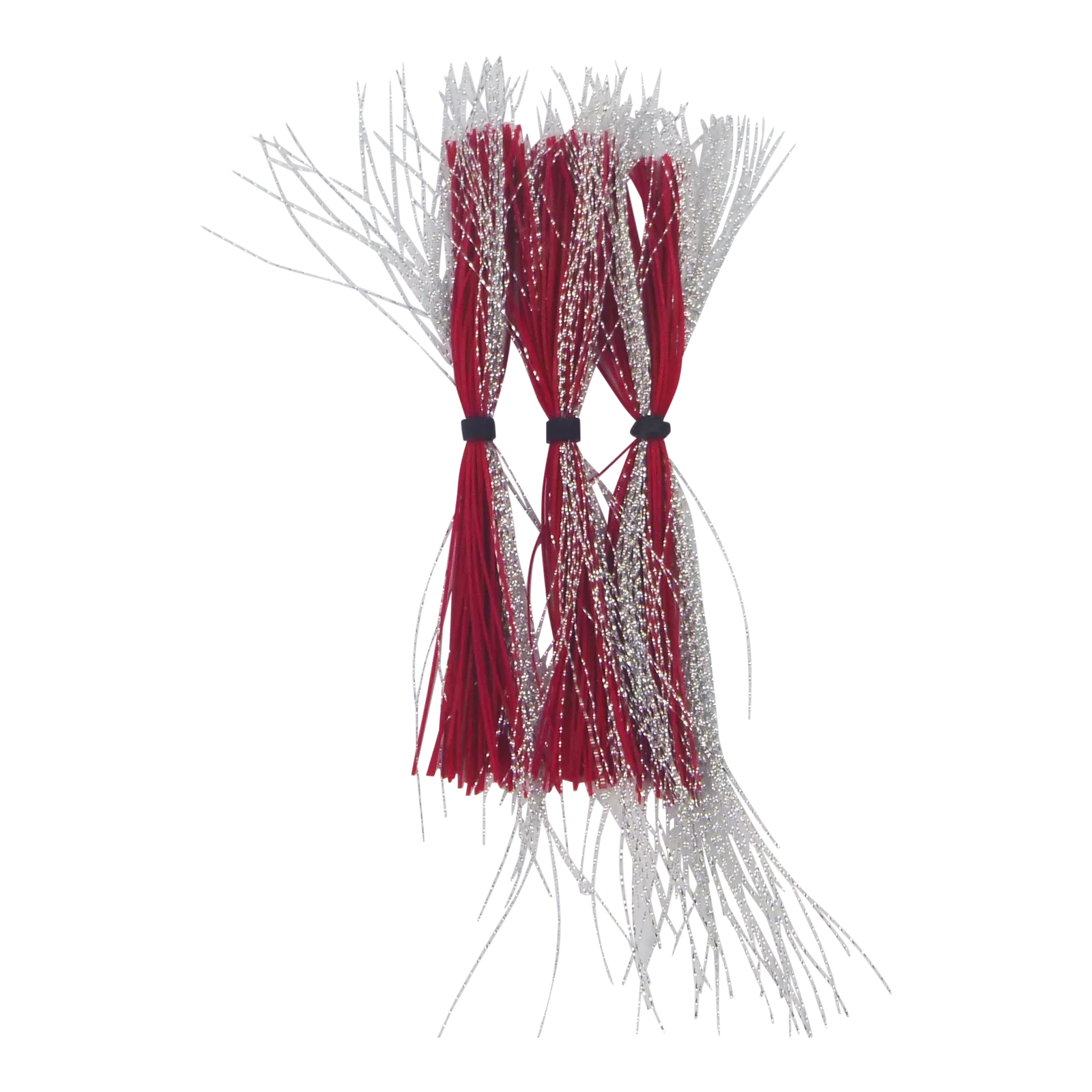 Dekoi Krystal Flash Lure Skirts, Silver Neon