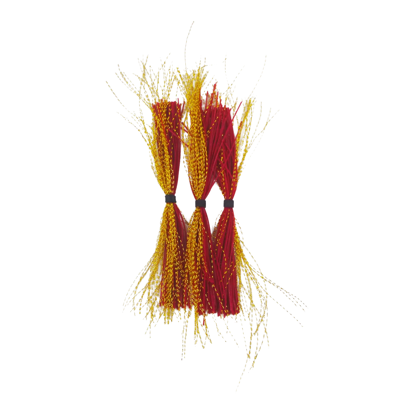 Dekoi Krystal Flash Lure Skirts, Red Neon