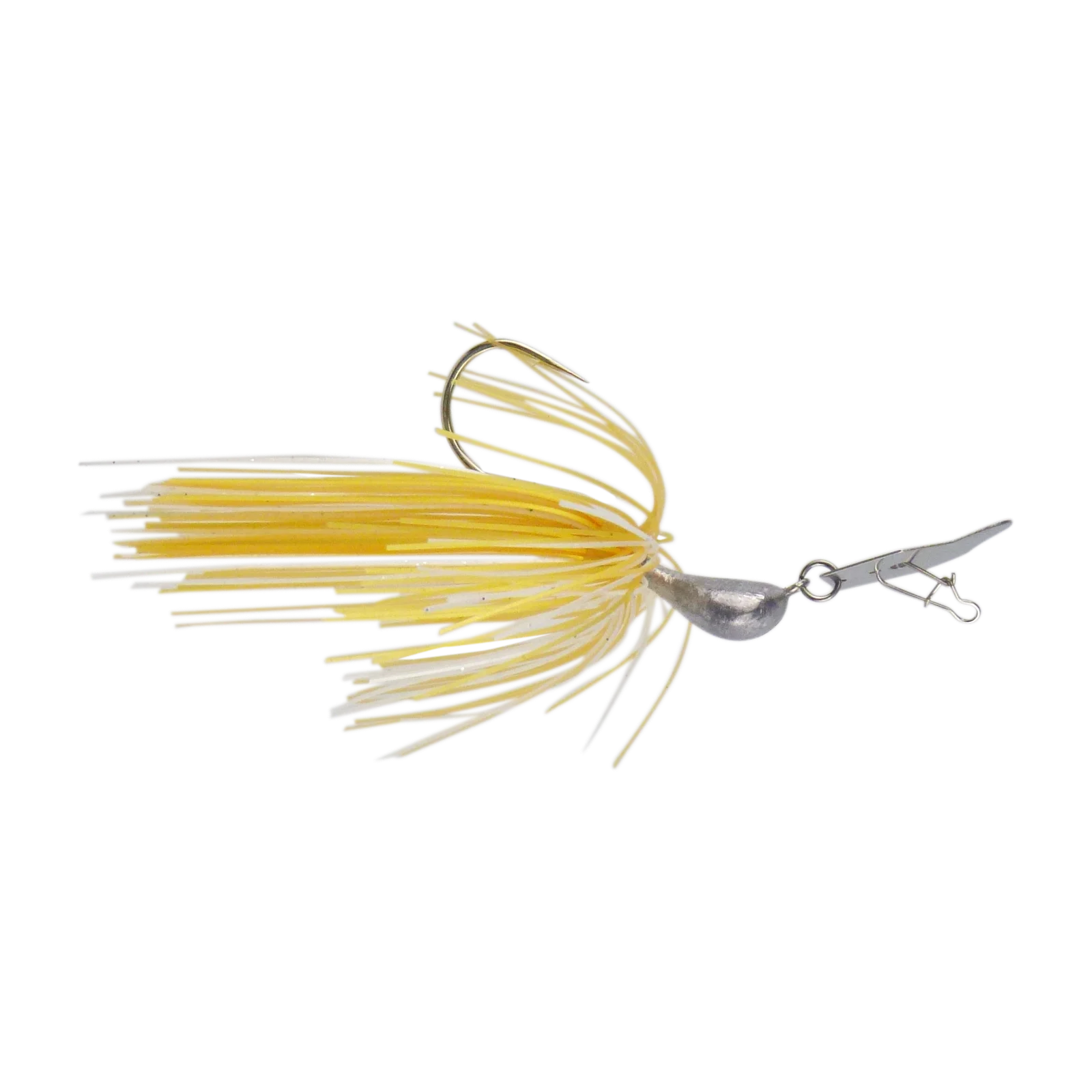 Dekoi 14gm Bladed Swim Jig, Chatterbait, Gold Shine, 2 pack