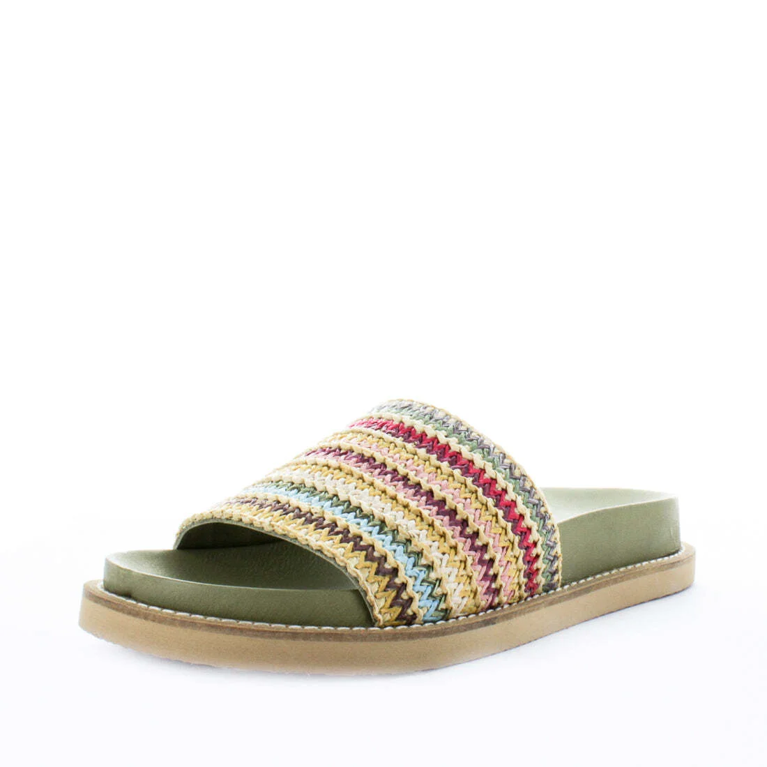 ZOLA Women's HAVAS Sandals Green Multi Shoe 37EU