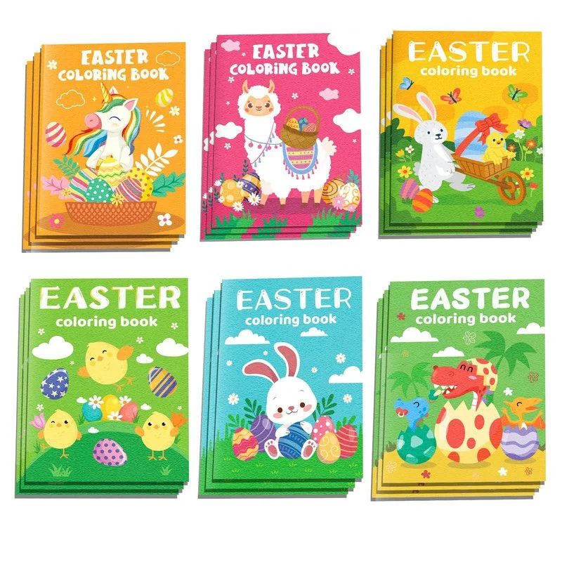 6pcs Easter Coloring Books for Kids
