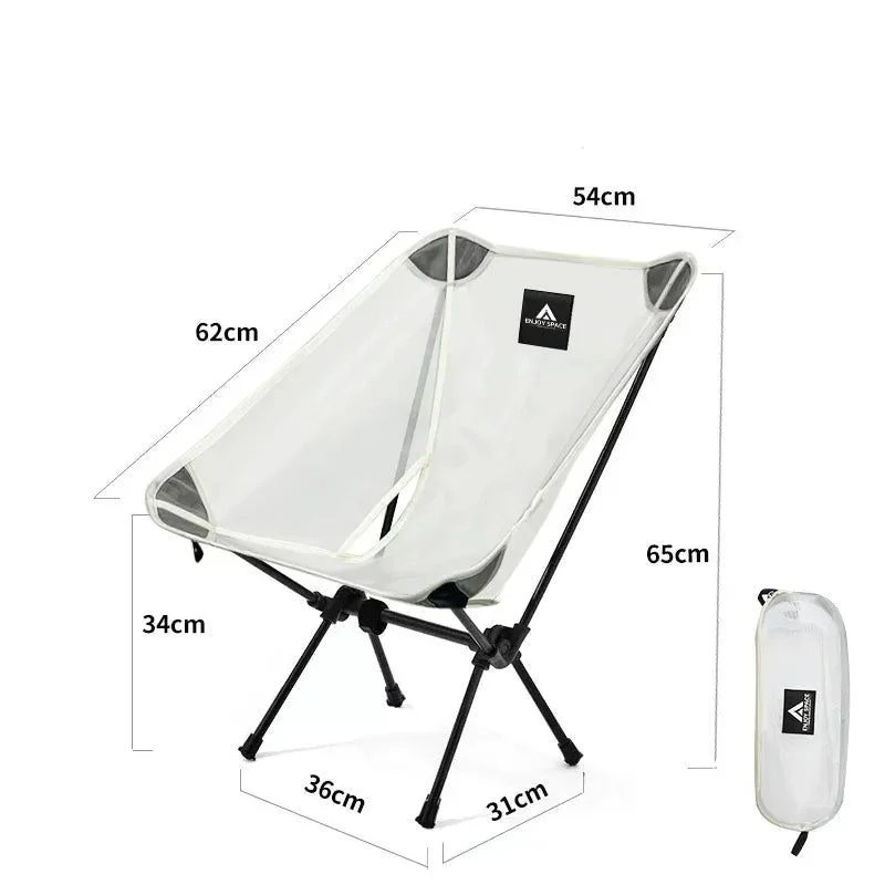 2pcs Outdoor Moon Chairs White
