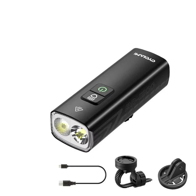 Multi-Function Bike Front Light Black