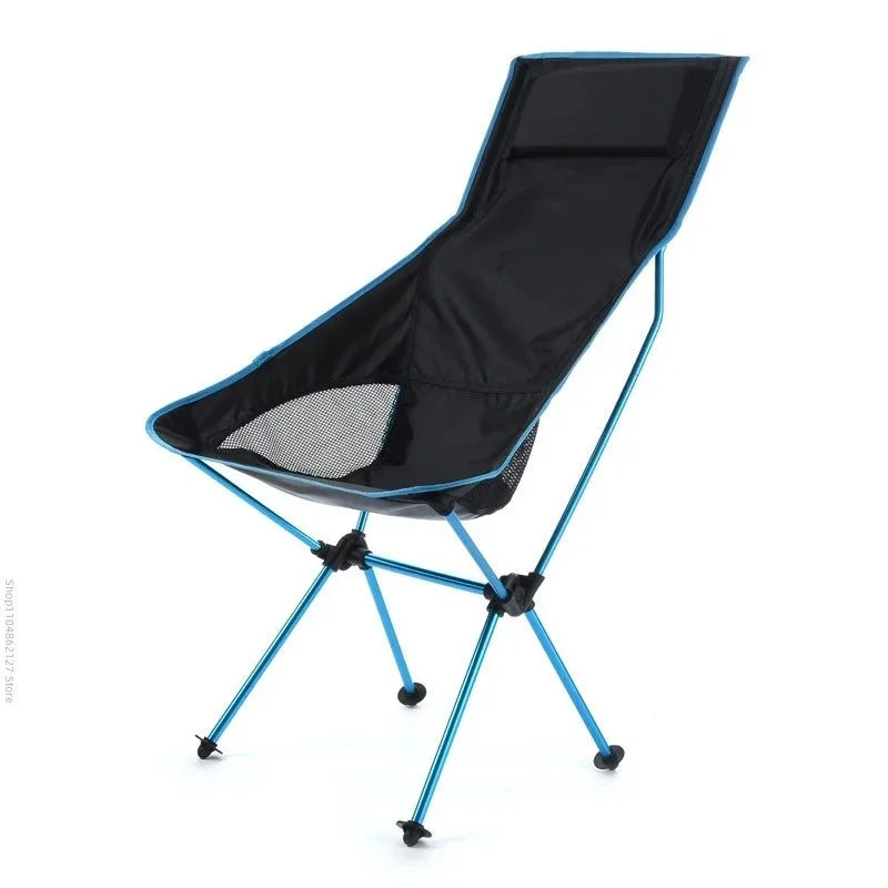 Ultra-Light Folding Camping Chair Blue