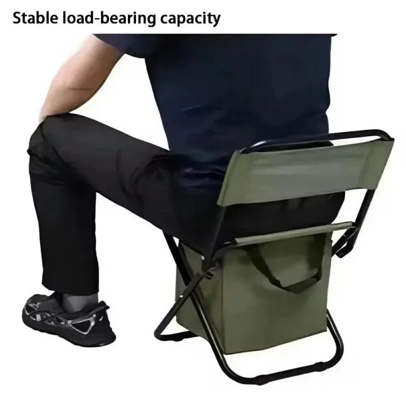Folding Camping Chair with Carry Bag Green