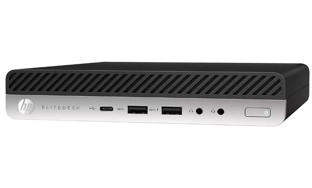 (Refurbished) HP EliteDesk 800 G3 SFF Mini – Intel Core i5-6500, 16GB RAM, 256GB SSD, Windows 11 Pro