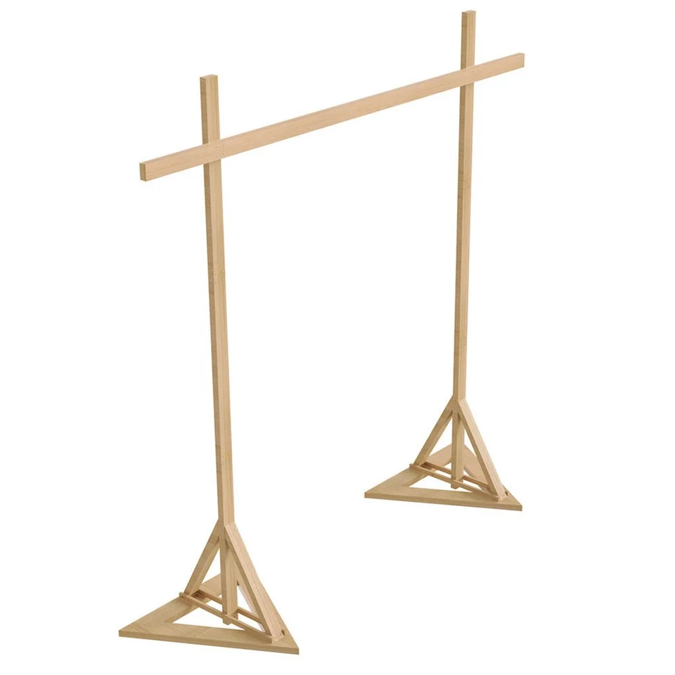 Heavy Duty Square Wedding Arch Wooden Backdrop Stand Balloon Floral Arch Frame