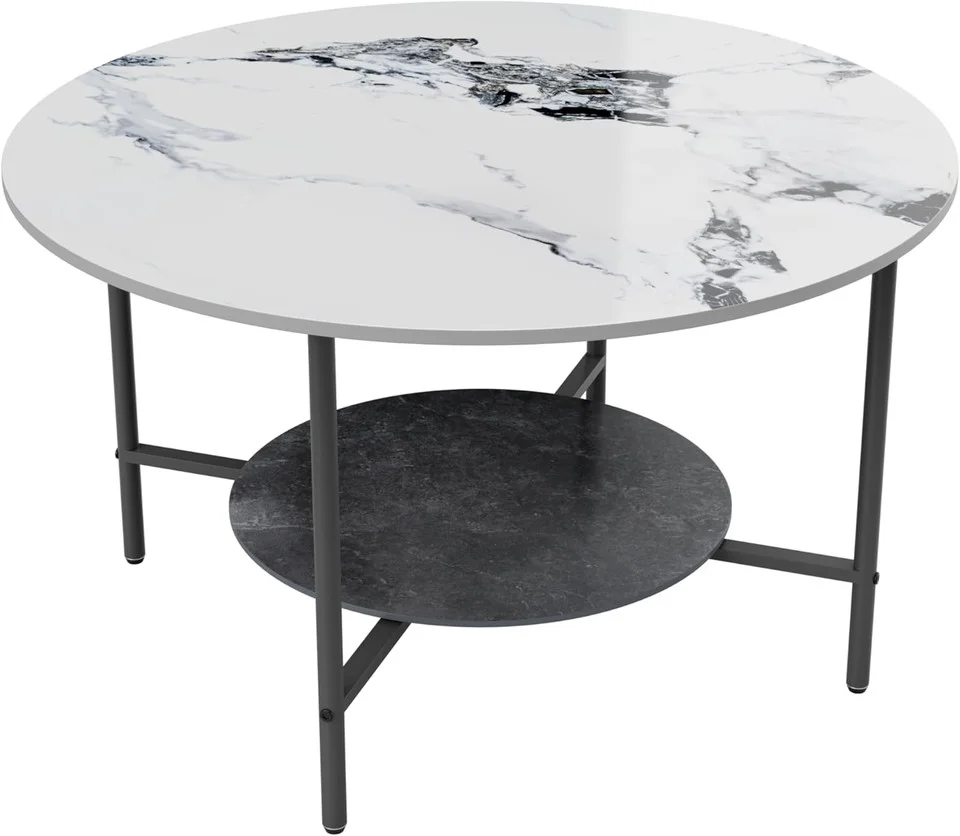 2-Tier Sintered Stone Coffee Table