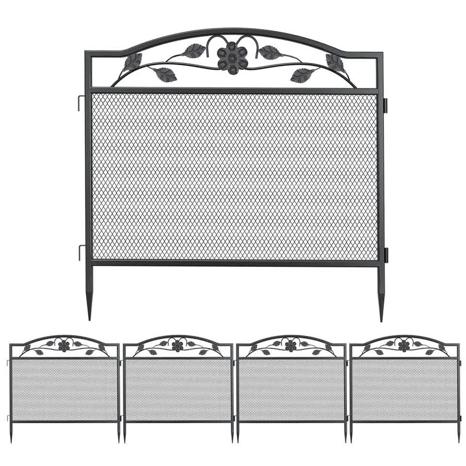 Heavy Duty Foldable Metal Indoor Outdoor Exercise Pet Fence Dog Playpen Kennel