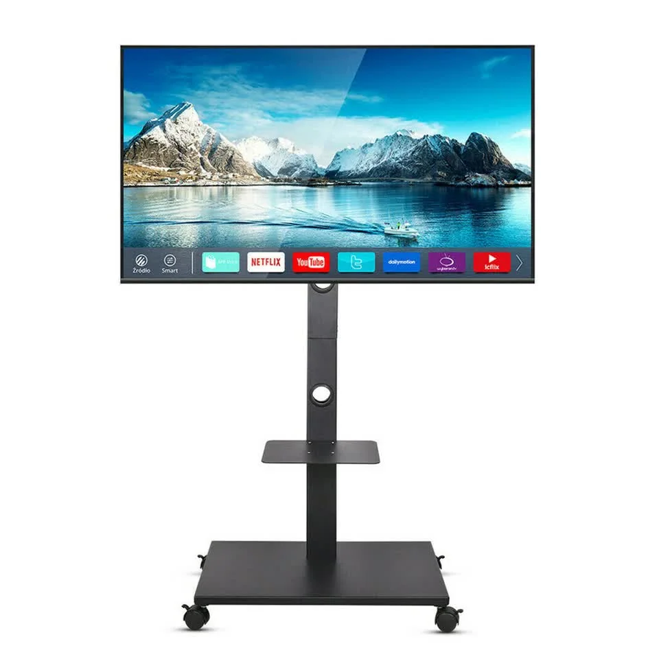 Heavy Duty Swivel Floor TV Stand Tall Corner TV Mount Stand for 32-70" LCD LED