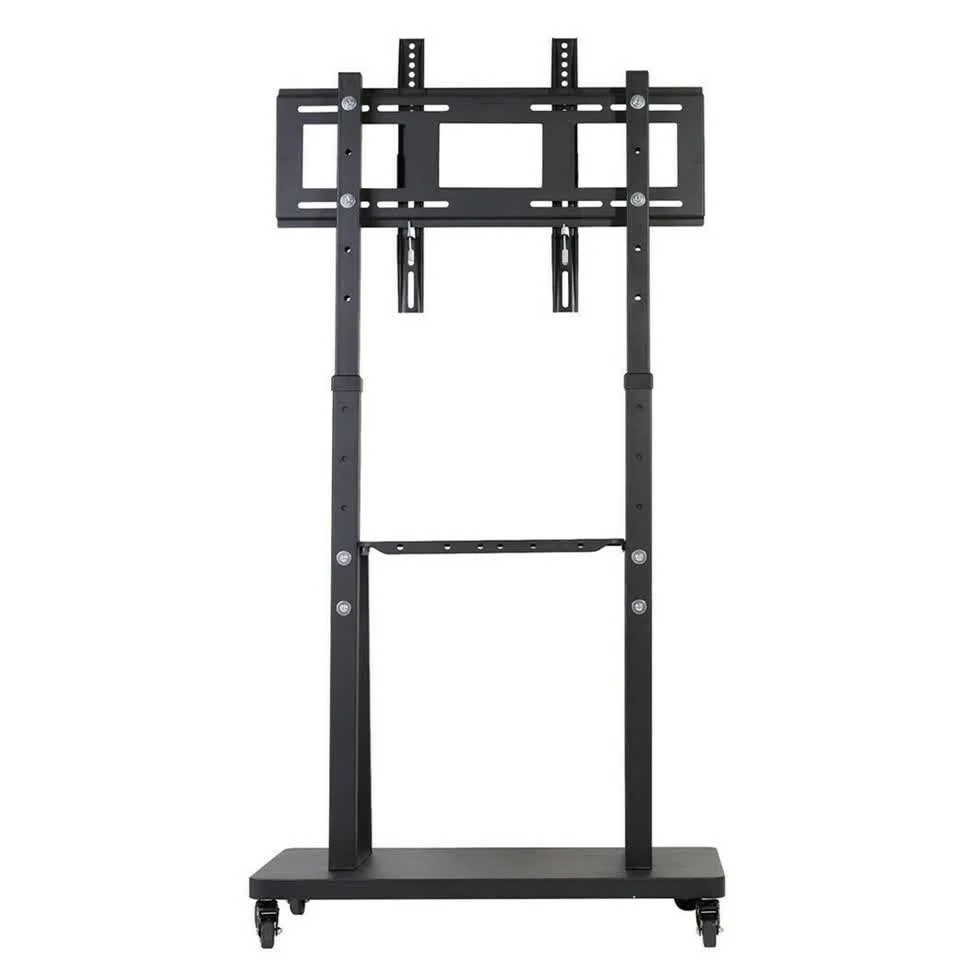 Floor Tv Mount Stand Bracket Rolling For 32"-80" Screens Vesa 600X400 Hold 65Kg