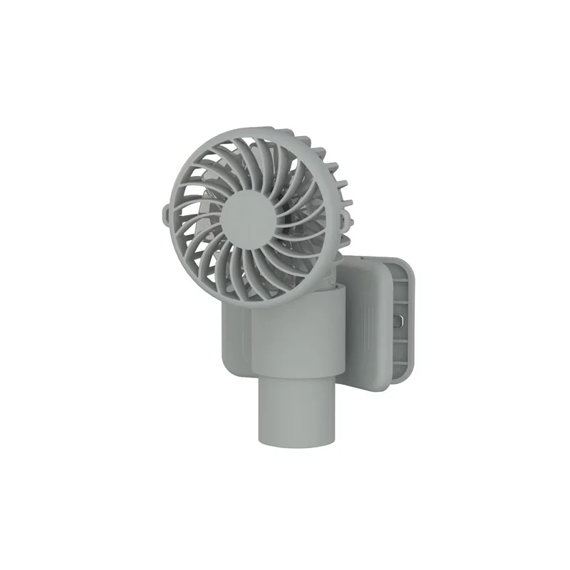Ice Green Portable Multifunctional Clip Fan DQ261 - 1000mAh Battery, 3-Speed, Quiet Cooling for Summer