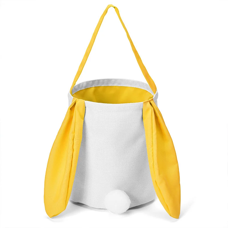 Yellow Adorable Easter Bunny Ear Tote Bag - Stylish Rabbit-Themed Candy Bag