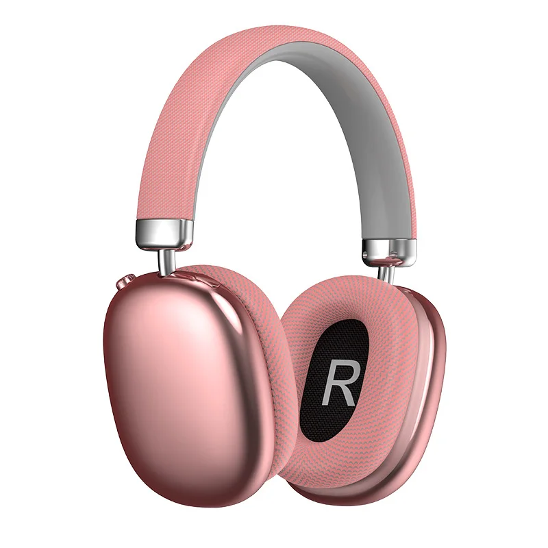 Pink Comfortable Over-Ear Headphones - Hi-Fi Sound, Long Battery, Swivel Control