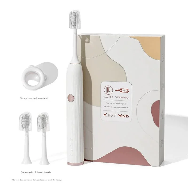 Advanced Sonic Electric Toothbrush - 8 Modes, Long Battery Life (300 Days Standby), Gentle & Effective Cleaning(Milk tea white)