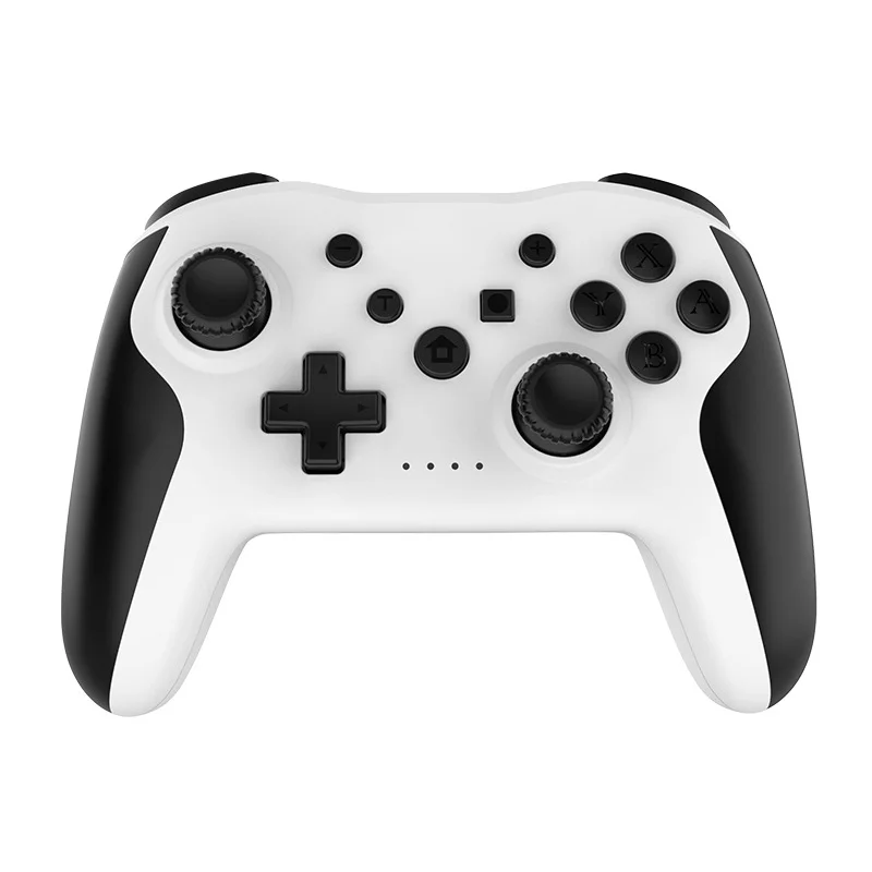 Wireless Bluetooth 4.0 Pro Gaming Controller - Multi-Platform Compatibility, 6-Axis Gyro, Turbo Function(White and black)