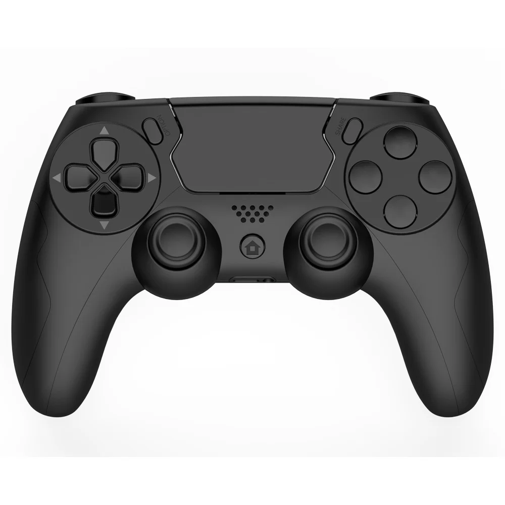 Wireless Gaming Controller - Bluetooth 4.0, Double Motor Vibration, Sensitive Touchpad & 8H Playtime(Black)