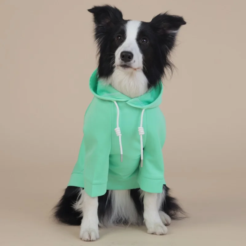 Green Classic Dog Sweatshirt with Hood & Drawstrings - For Large Dogs (Size : 9XL)