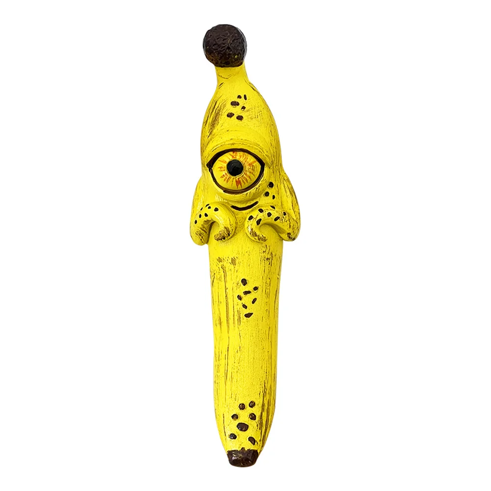 One-Eye Charming Magic Banana Resin Craft Ornament 3piece