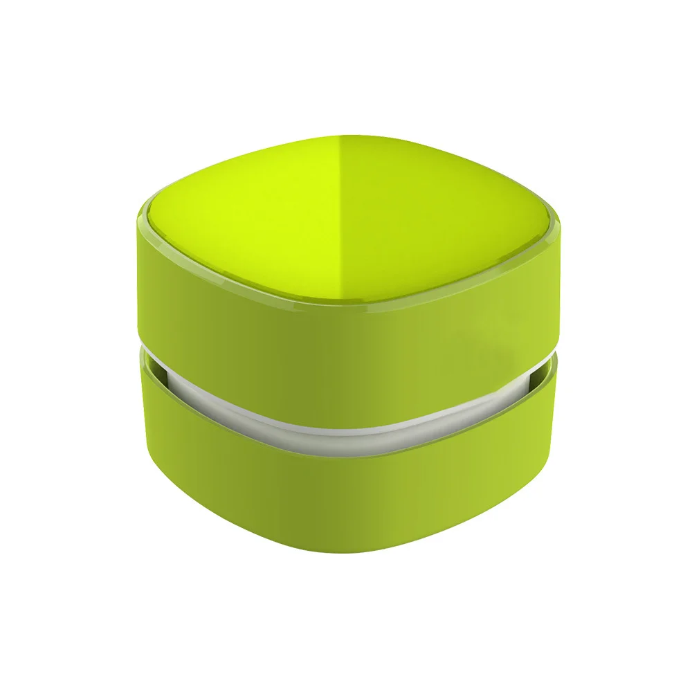 Green Rechargeable Cordless Mini Desktop Vacuum - Portable Handheld Cleaner for Desk, Keyboard, Crumb & Dust