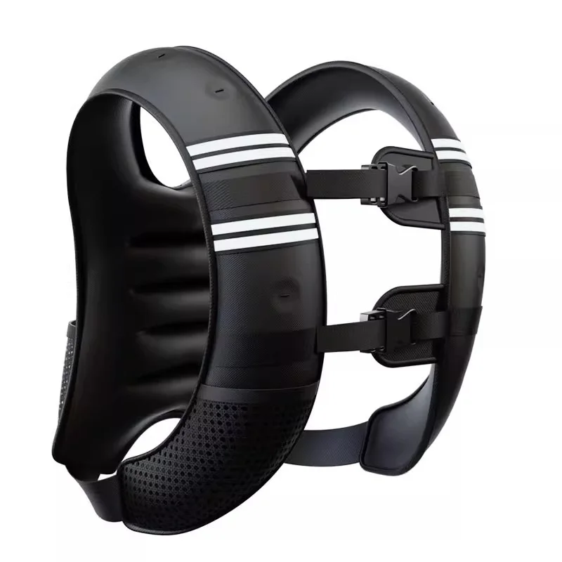 Black Gym Partner Weighted Vest - Adjustable & Reflective for Running, Training & Strength Building(3KG)