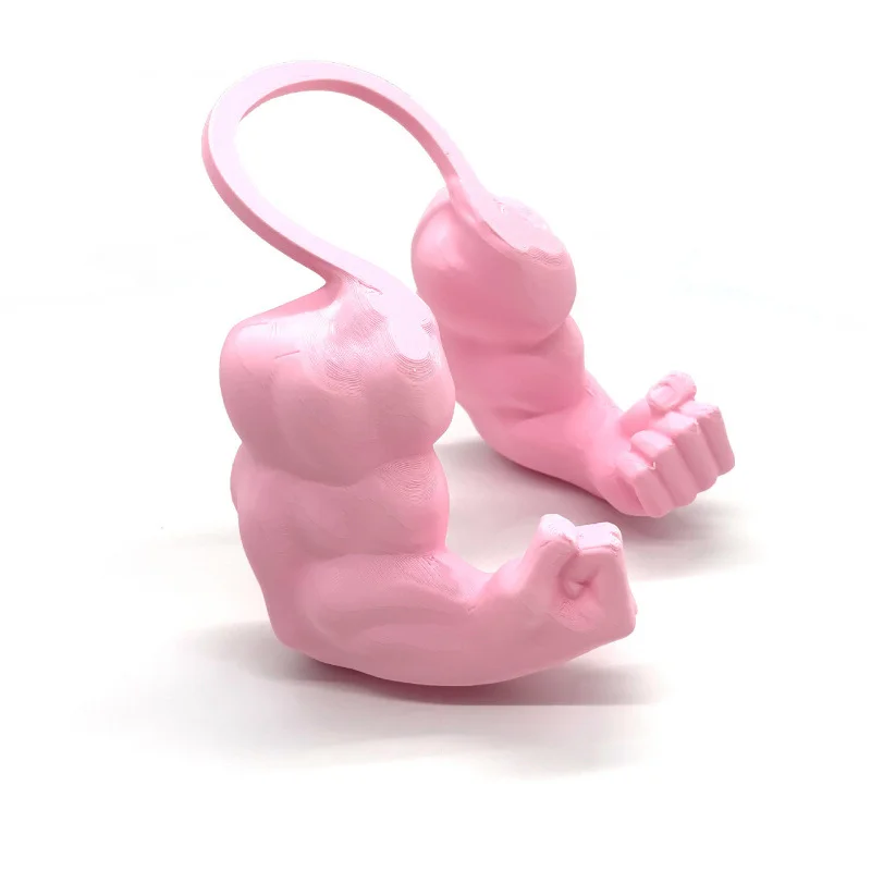 2pc Hilarious Muscle Arm Pet Costume Prop - Funny Novelty Arms for Cats & Small Dogs(pink)