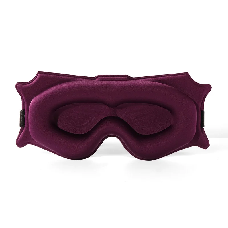 3pc 6D Contoured Zero-Pressure Sleep Mask - 360 Light Blocking Eye Mask with Adjustable Strap(Dura)