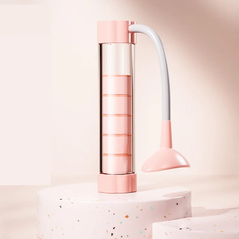 Pink Adjustable Breathing Exerciser & Respiratory Muscle Trainer - Lung Capacity, Core & Pelvic Floor Fitness Tool