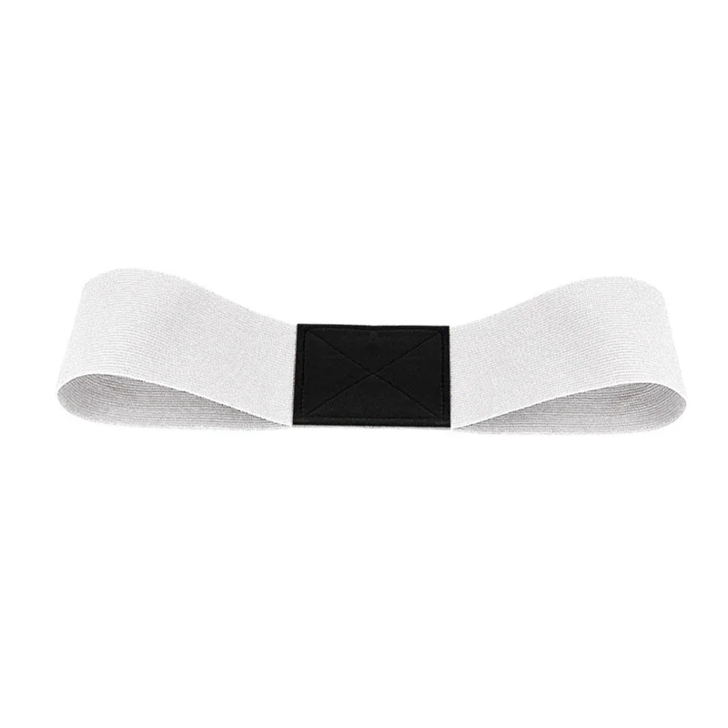 White Golf Swing Trainer Arm Band - Simple Posture Corrector for Improved Alignment & Connection