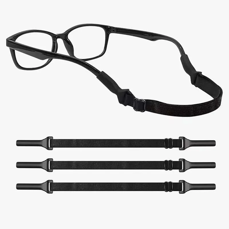 (10-Pack) Adjustable Anti-Slip Eyeglass Straps - Secure Sports Eyewear Retainer Cord for Men, Women & Kids