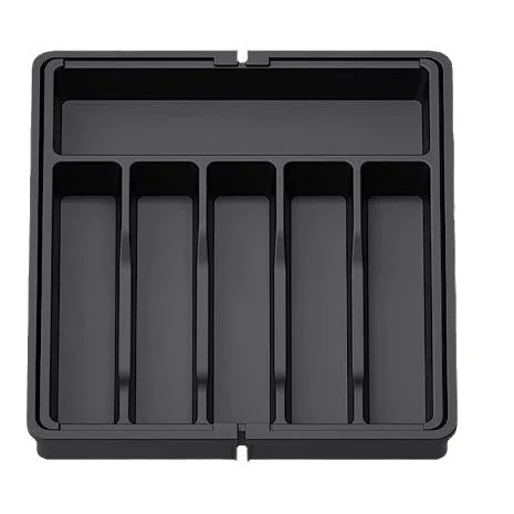 Black Adjustable Cutlery Tray (33-57cm)