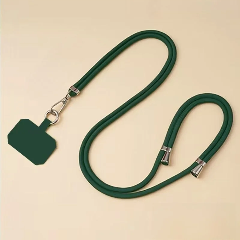 3-Pack Adjustable Green Crossbody Phone Lanyards – Dual Wear Modes, Two-Ways of Hanging,Ultra-Slim 0.6mm Patch 