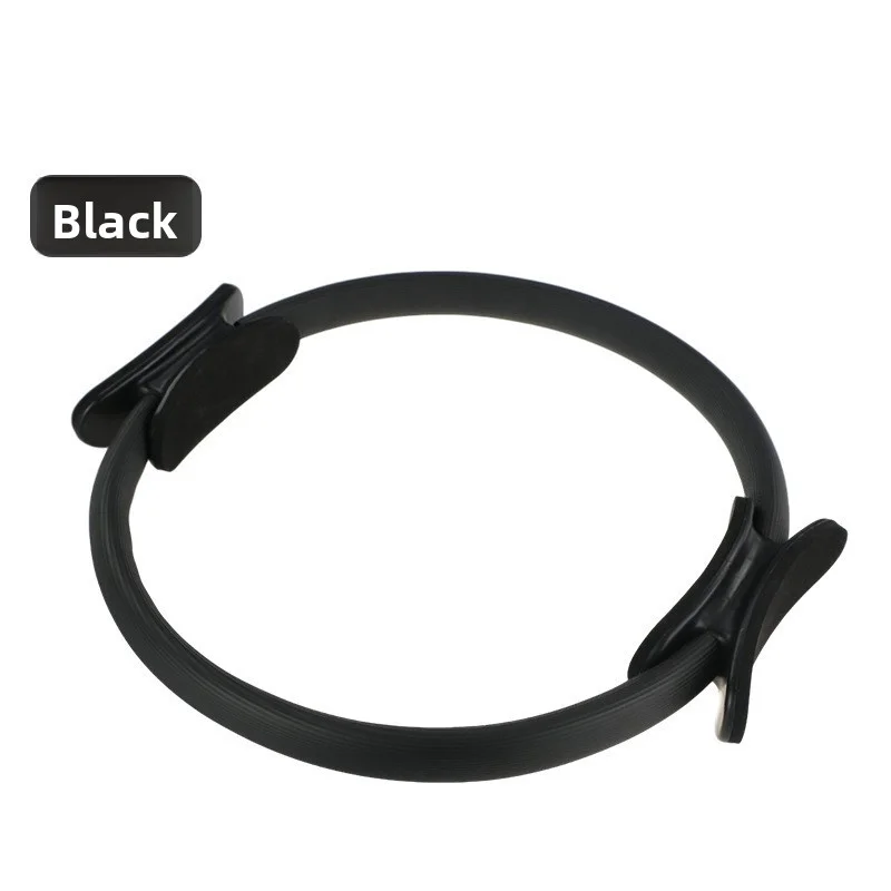 Black Pilates Ring Exercise Tool – High-Elasticity Yoga Ring for Core Strength, Postpartum Recovery, Glute Toning & Full-Body Workout (Unisex)