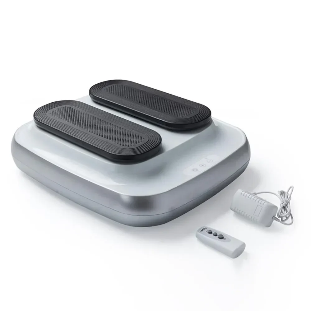 FORCE Portable Electric Circulation Leg Trainer Exerciser Machine With Remote Control Silver