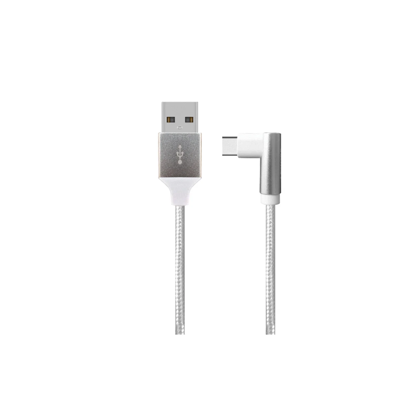 1M USB A to USB C Right Angle 90 Degree L Shape Fast Charging Cable