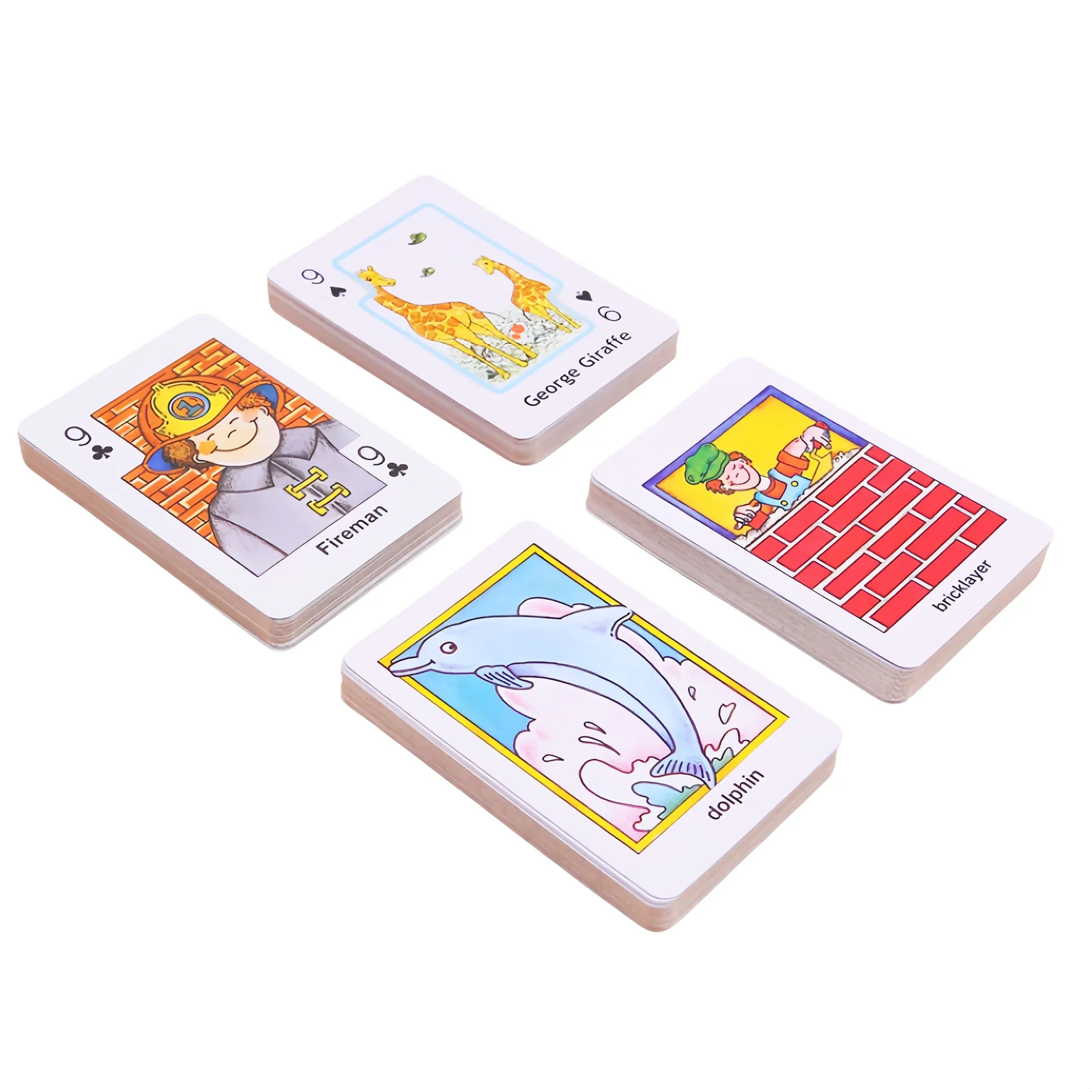 Crazy Eight Hearts Old Maid Fish Educational children card games - Hearts