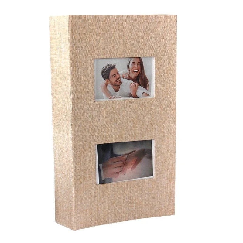 Photo album with luxurious cover Assorted colours Large 300 PCs 6 Inch - Leather