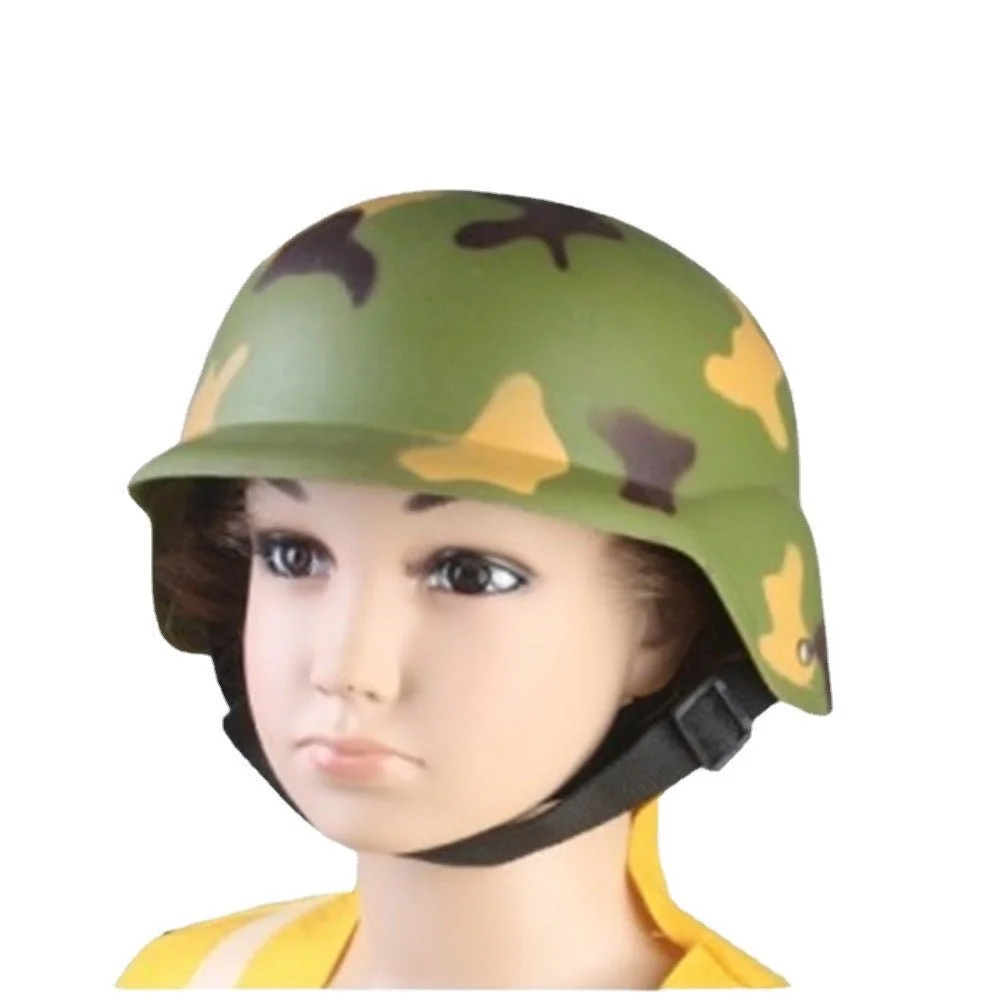 2x Kids Army Helmet- Perfect for Dress Up and Pretend Play