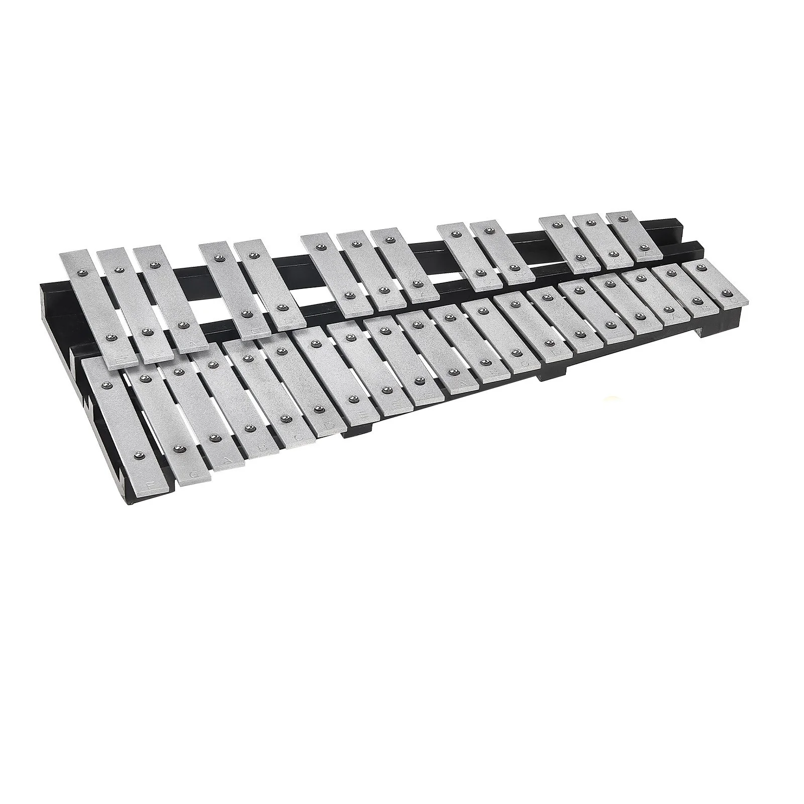 32 Note Glockenspiel Xylophone Bell Kit, Percussion Instrument with Mallets, Drum Sticks and Carrying Bag, Professional Glockenspiel Xylophone Percussion Instrument Set for Adults & Students